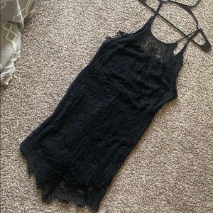Free People black lace dress